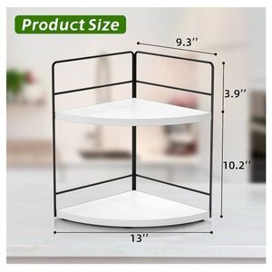 White Corner Shelf - NEW
